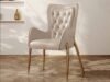 ET Leather Dining Chair - Beige