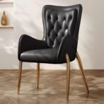 ET Leather Dining Chair - Black