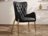 ET Leather Dining Chair - Black - Image 3