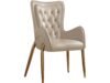 ET Leather Dining Chair - Beige - Image 5