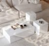 Classic 3 Piece Solid Marble Coffee Table Set - Image 4