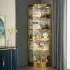 Eclipse Elegant Corner Display Cabinet