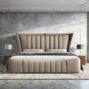 Emporio Upholstered Leather King Size Bedframe - Image 2