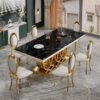 2M Circula Solid Marble Dining Table - Image 6