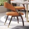EARTH Leather Dining Chair - Image 6