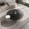 1M Tempur Solid Marble Stone Coffee Table - Image 2