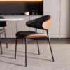 DENVER Leather Dining Chair - Image 3