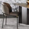 BORDER Leather Dining Chair - Image 6