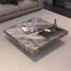 1M Timeless Solid Marble Stone Coffee Table - Image 3
