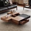 1M Burlington Solid Wood Coffee Table - Image 4