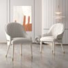 VENUS Leather Dining Chair - White