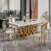 2M Circula Solid Marble Dining Table - Image 4