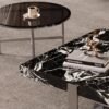 1M Burton Solid Marble Stone Coffee Table Set - Image 3