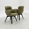 BARA 360° Leather Dining Chair - Image 6