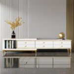 3M Sapphire Extendable TV Stand - White