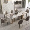 2M Coperni Sintered Stone Dining Table - Grey