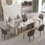 2M Coperni Sintered Stone Dining Table - Grey