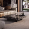 1M Timeless Solid Marble Stone Coffee Table