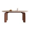 1.8M MARI Solid Marble Stone Top Dining Table - Image 6