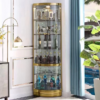 Eclipse Elegant Corner Display Cabinet - Image 2