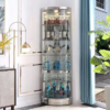 Eclipse Elegant Corner Display Cabinet - Image 4
