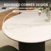 1.8M Anya Sintered Stone Dining Table - Black - Image 4