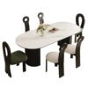 1.8M Anya Sintered Stone Dining Table - Black - Image 5