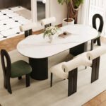 1.8M Anya Sintered Stone Dining Table - Black