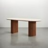 1.8M Anya Sintered Stone Dining Table - Walnut - Image 3