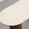 1.8M Anya Sintered Stone Dining Table - Walnut - Image 6