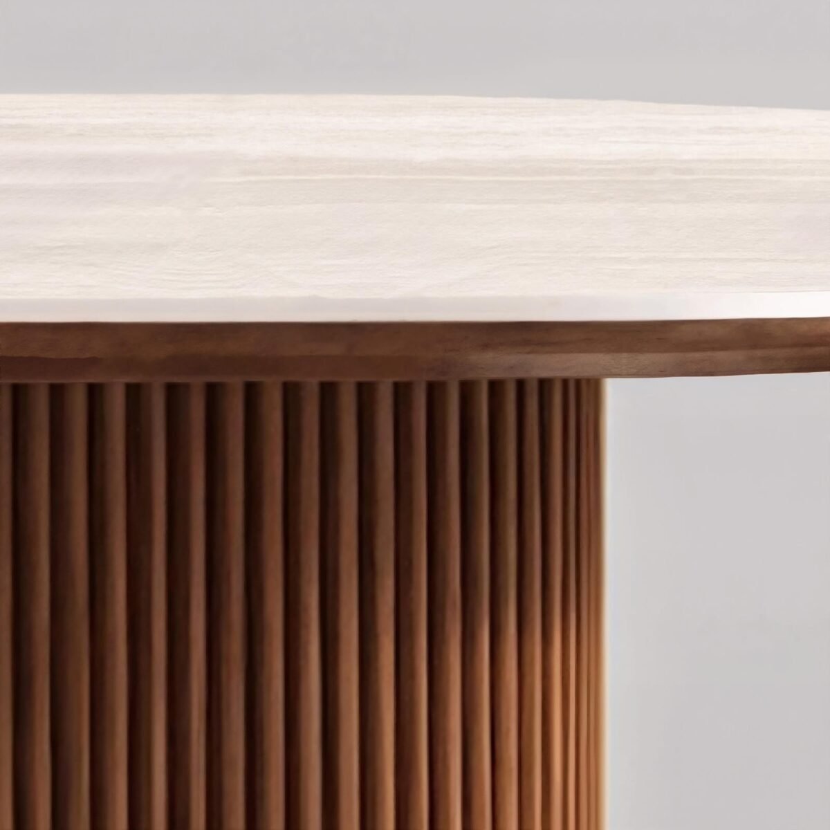 1.8M Anya Sintered Stone Dining Table - Walnut - Image 5