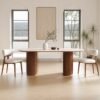 1.8M Anya Sintered Stone Dining Table - Walnut