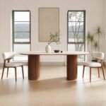 1.8M Anya Sintered Stone Dining Table - Walnut