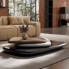 1.4M Burlington Solid Wood Rotating Coffee Table