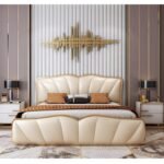Bulgari Upholstered Leather King Bedframe