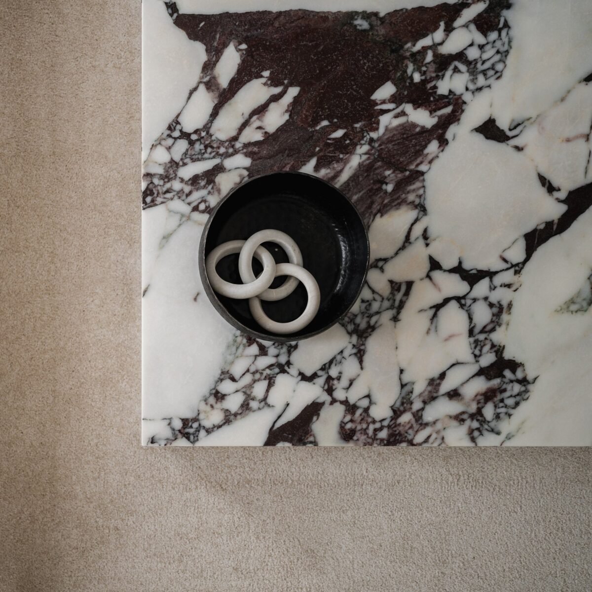 1M Classic Solid Marble Coffee Table - Image 6