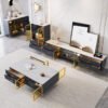 1.2M Dinar Elegant Marble Top Living Display Cabinet - Image 4