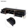 2.2M Dinar Tempered Glass Marble Top TV Stand - Image 5