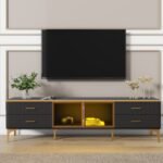 2.2M Dinar Tempered Glass Marble Top TV Stand
