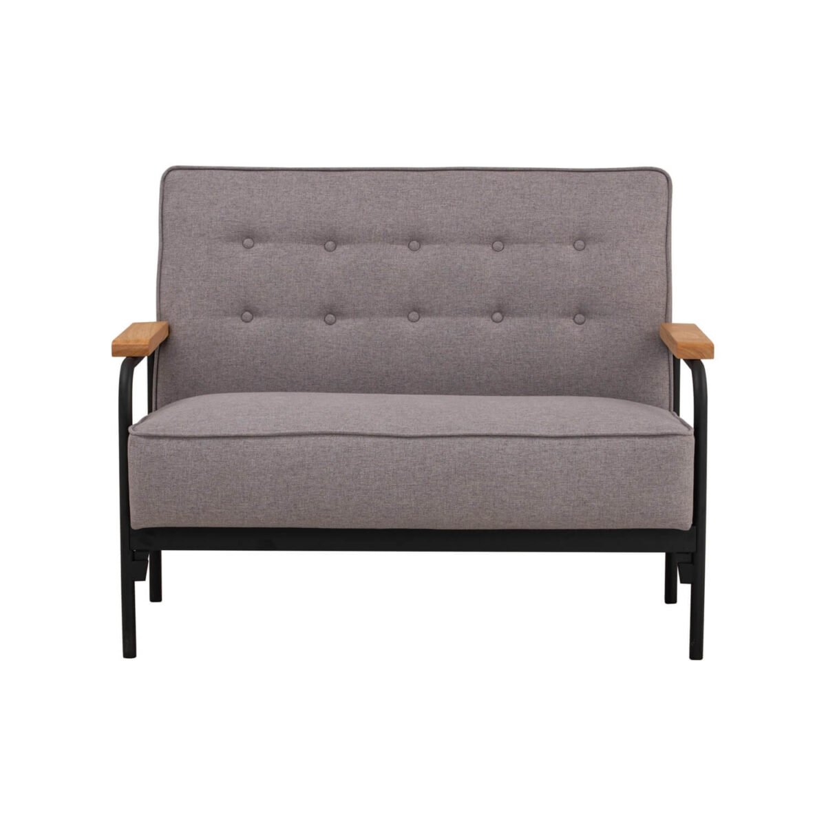 DZIRE Grey Two Seater Sofa - Image 2