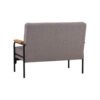 DZIRE Grey Two Seater Sofa - Image 4