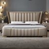 Emporio Upholstered Leather King Size Bedframe