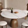 1.3M RUKA Extendable Sintered Stone Top Dining Table - Image 3