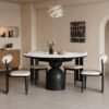 1.3M RUKA Extendable Sintered Stone Top Dining Table - Image 6