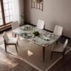 1.8M Fumikaze Solid Marble Stone Top Dining Table - Image 4