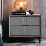 Travis Leather Nightstand