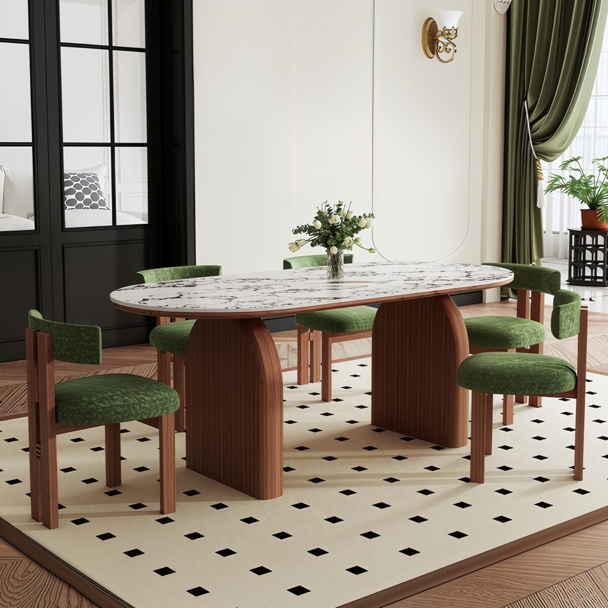 1.8M Nara Sintered Stone Top Dining Table - Image 4