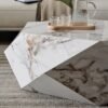 1.1M Prism Solid Marble Stone Coffee Table - Image 6