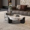 Rajasthan Marble Coffee Table Set - Image 2