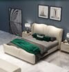 Seraphine Upholstered Leather King Size Bedframe